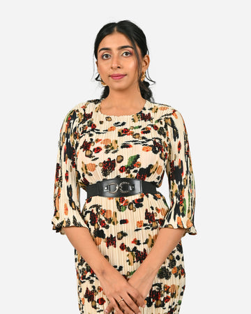 Bamboo midi floral Printed Dress