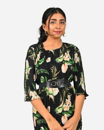 Bamboo midi floral Printed Dress