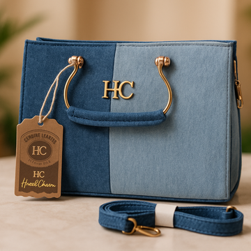 Patchwork Denim Handbag