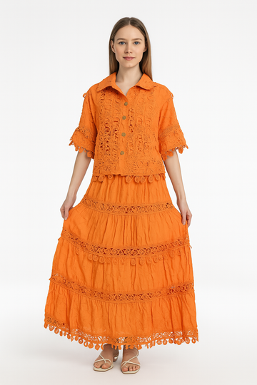 Tangerine Lace Grace