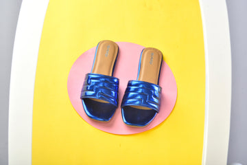 Cosmo Flats Metallic Blue