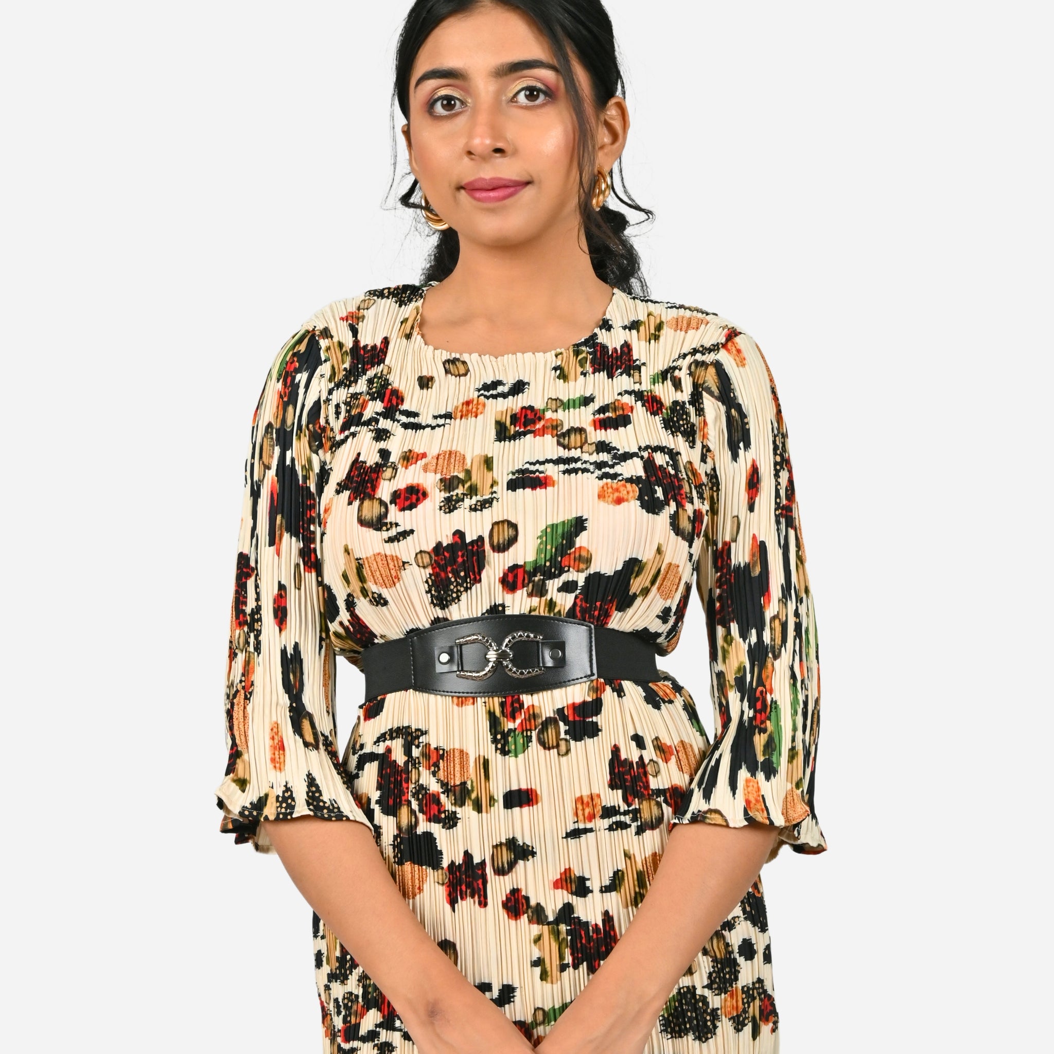 Bamboo midi floral Printed Dress
