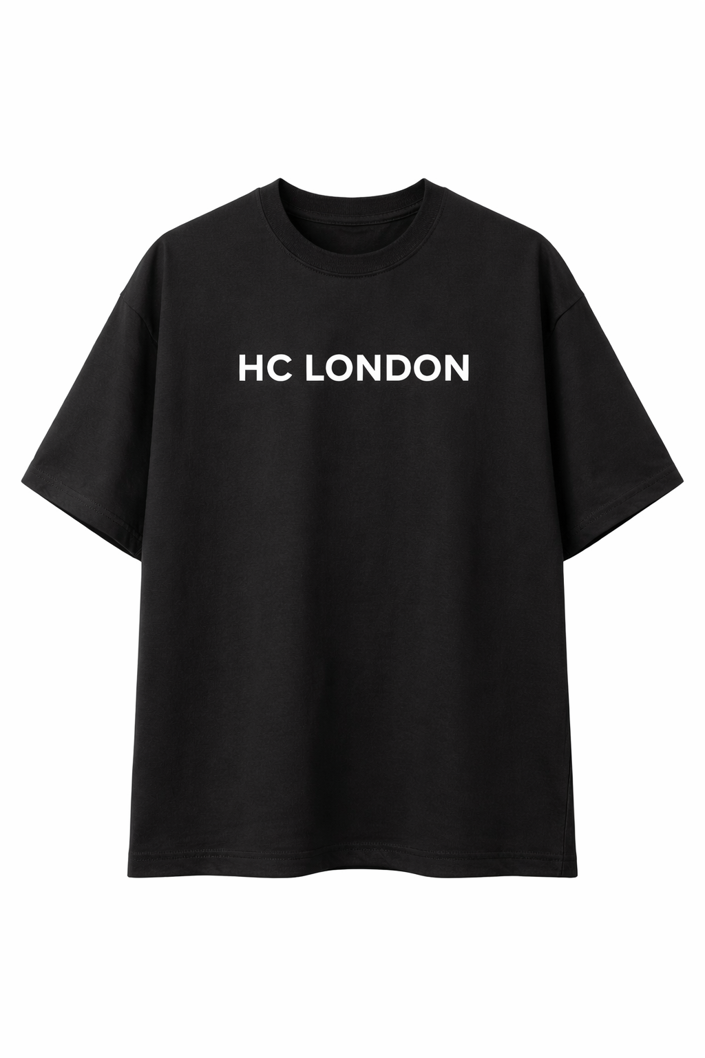 HC LONDON Premium 240 GSM 100% Cotton Oversized T-Shirt – Unisex Heavyweight Streetwear Tee for Men & Women