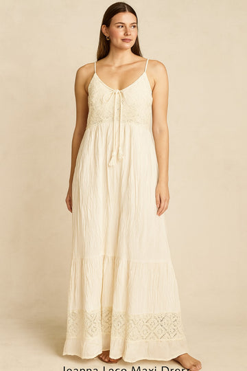 Long Ruffled strap dress