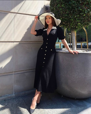 Sandro Knit Shirtdress