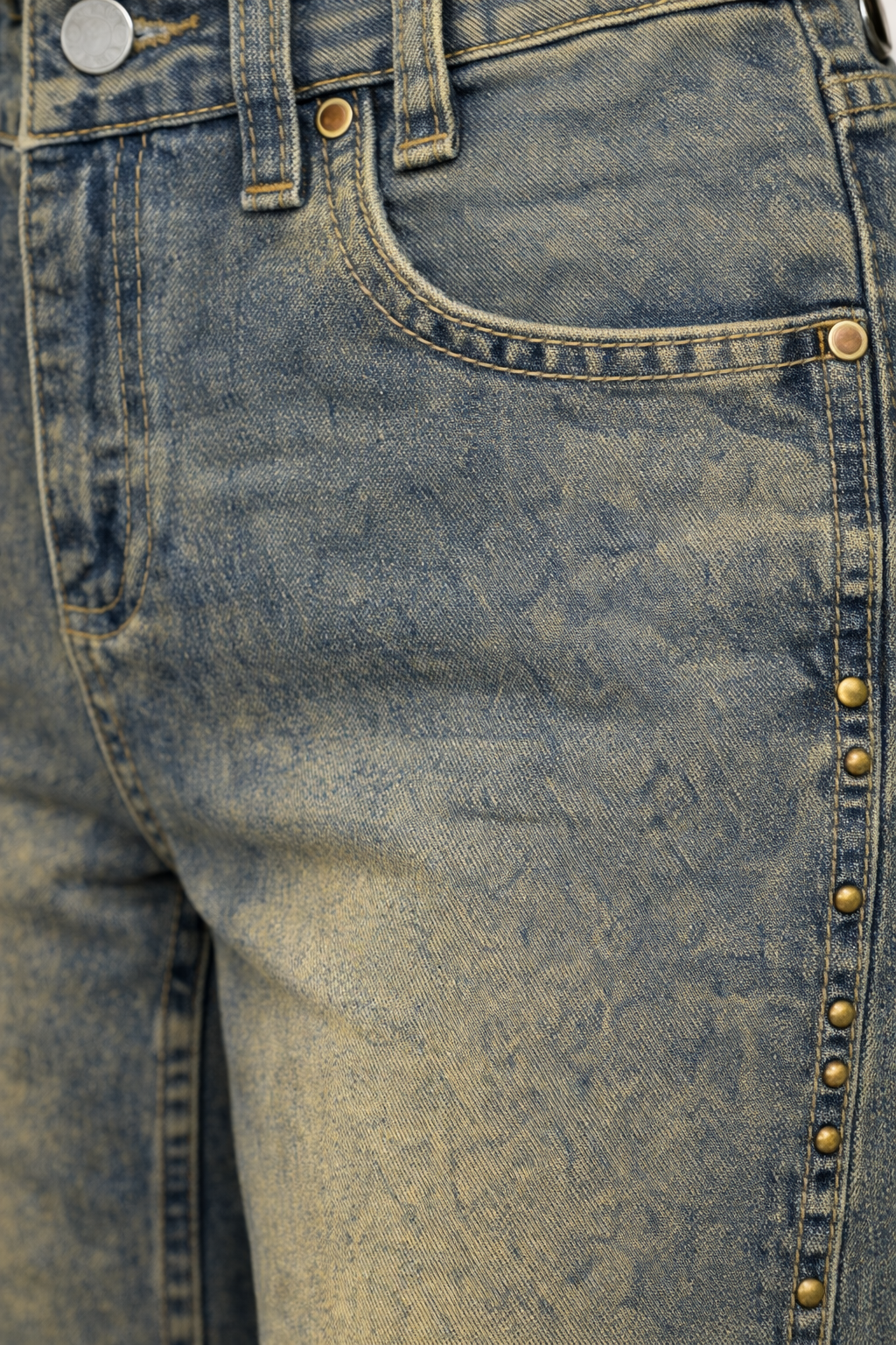 Premium High-Waist Flared Denim Jeans