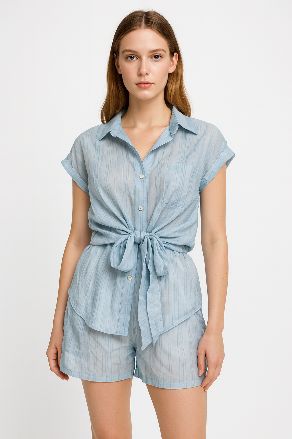 Noir Knot Romper