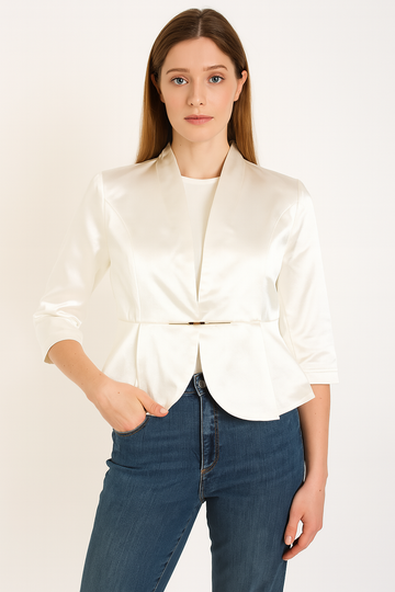 Luxe Satin Blazer