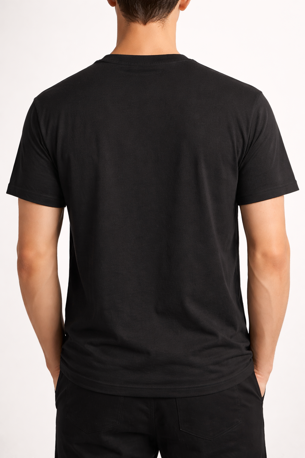 HC London Premium Supima Cotton T-Shirt for Men | Ultra Soft Luxury Tee | Breathable Classic Fit | Black